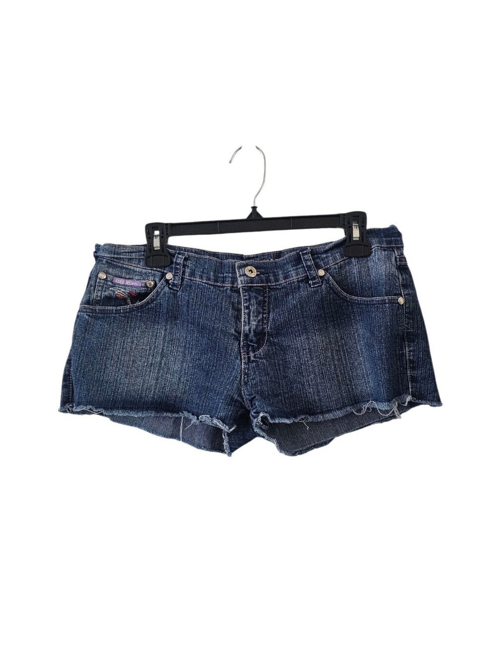 B.B. Jeans Vintage Y2k Mini Micro Jean Shorts Size 13/14 Low Rise